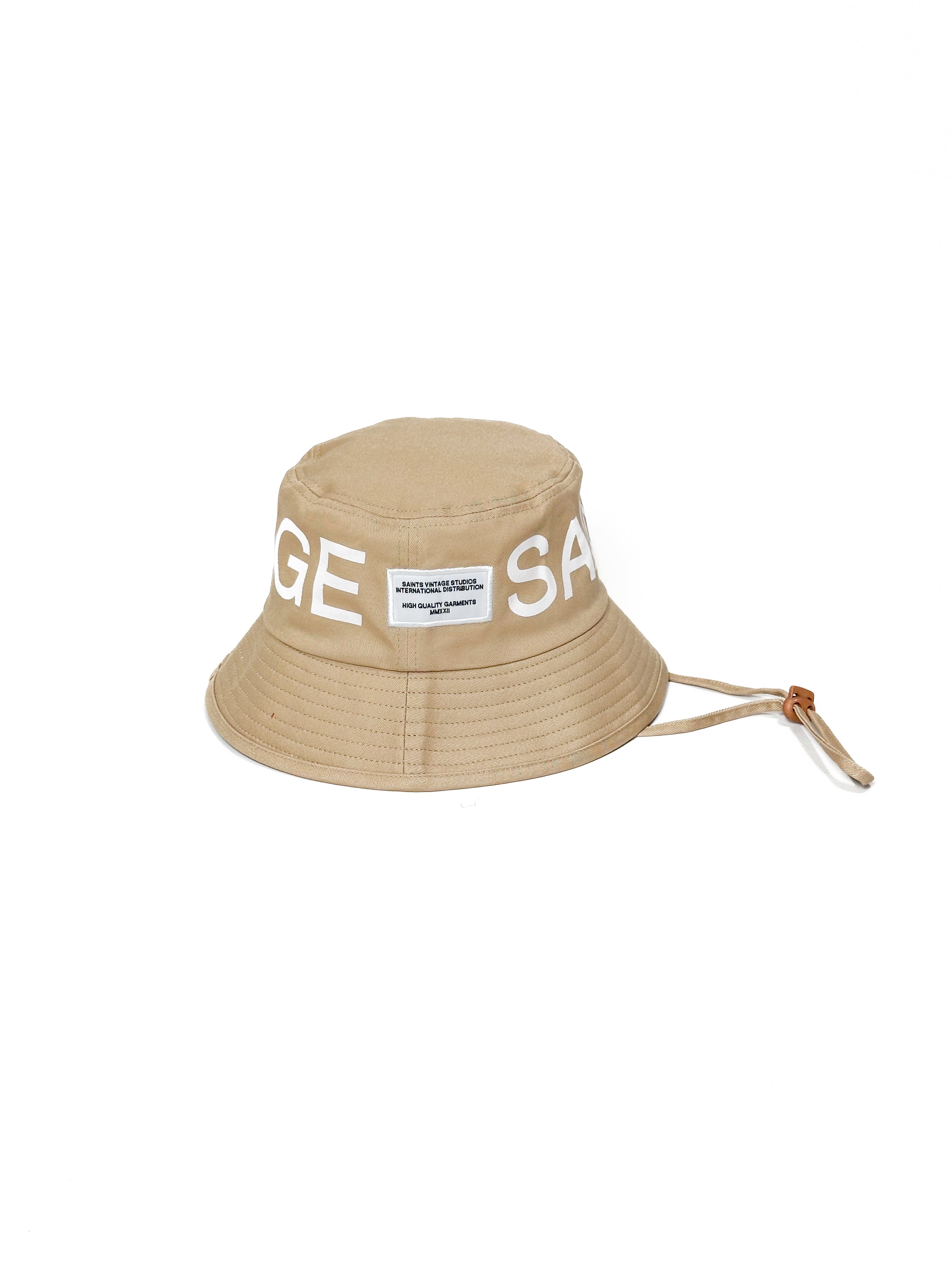 Saints Vintage Bucket Hat EggShell