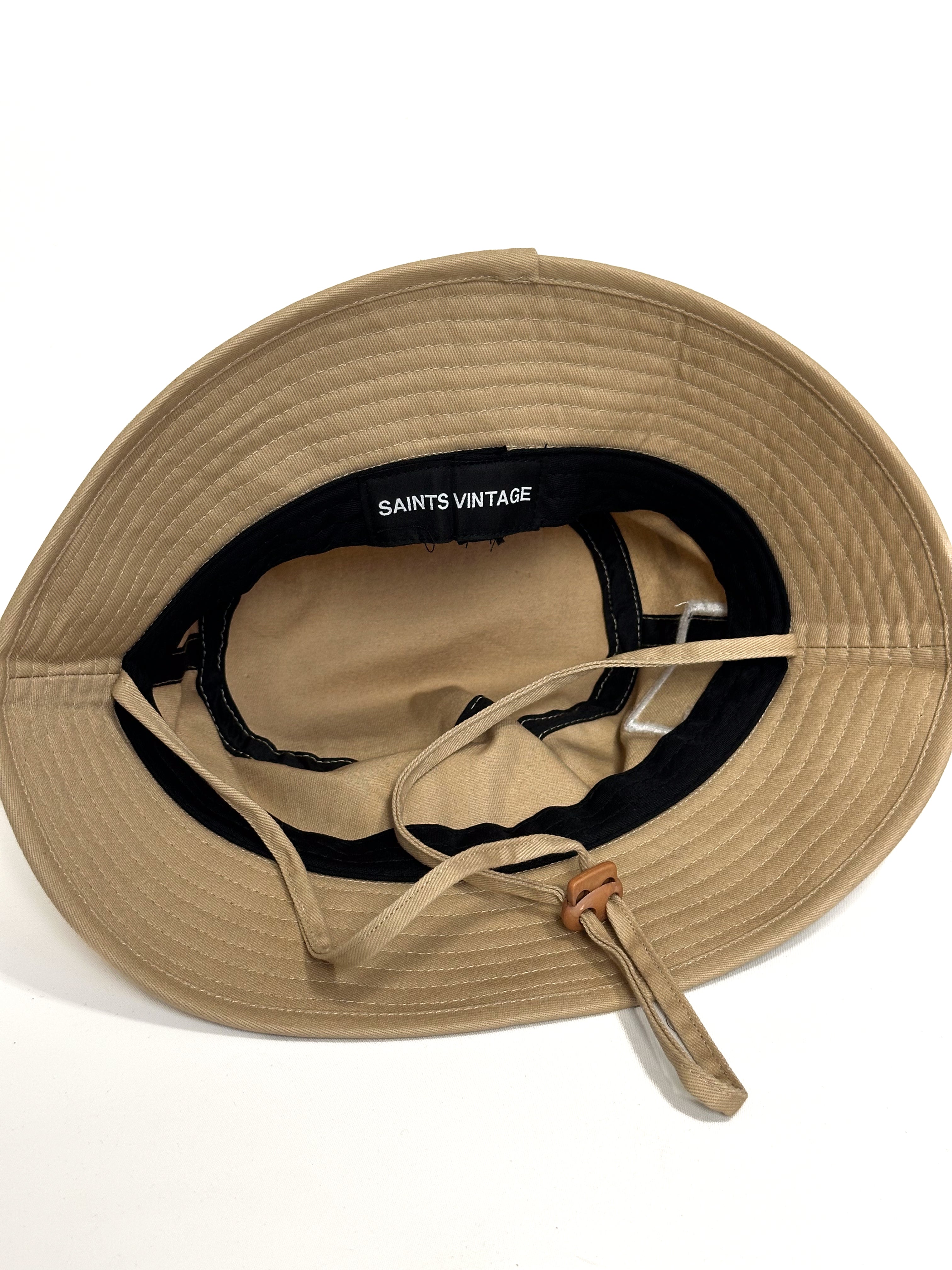 Saints Vintage Bucket Hat EggShell