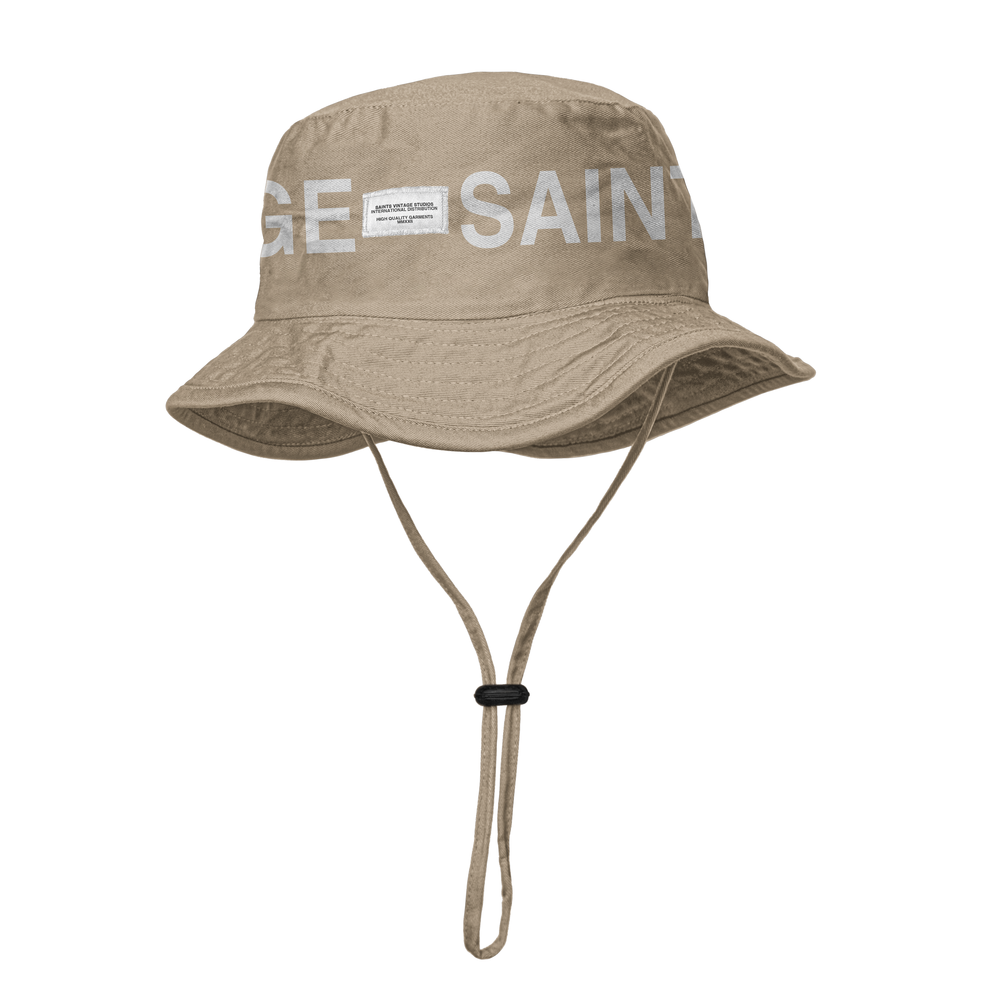 Saints Vintage Bucket Hat EggShell